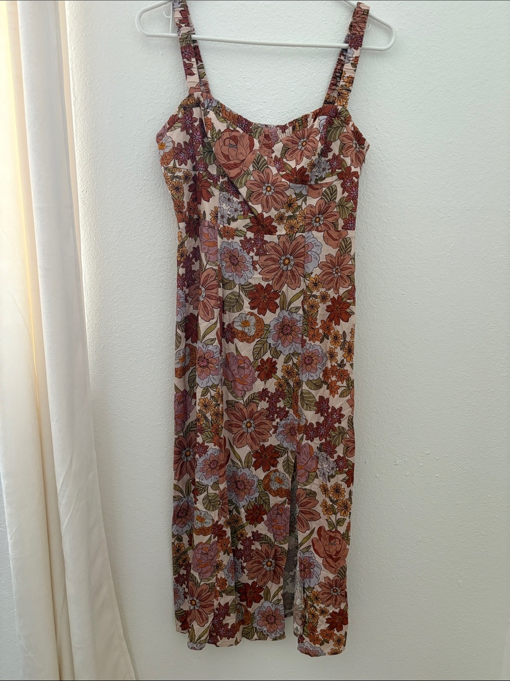 Anthropologie Floral Midi Dress